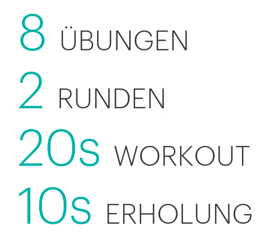 Übersicht über das Workout