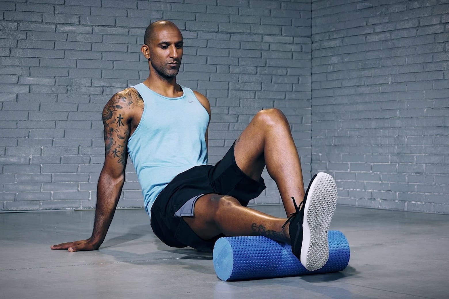Exercise Foam Roll Calves