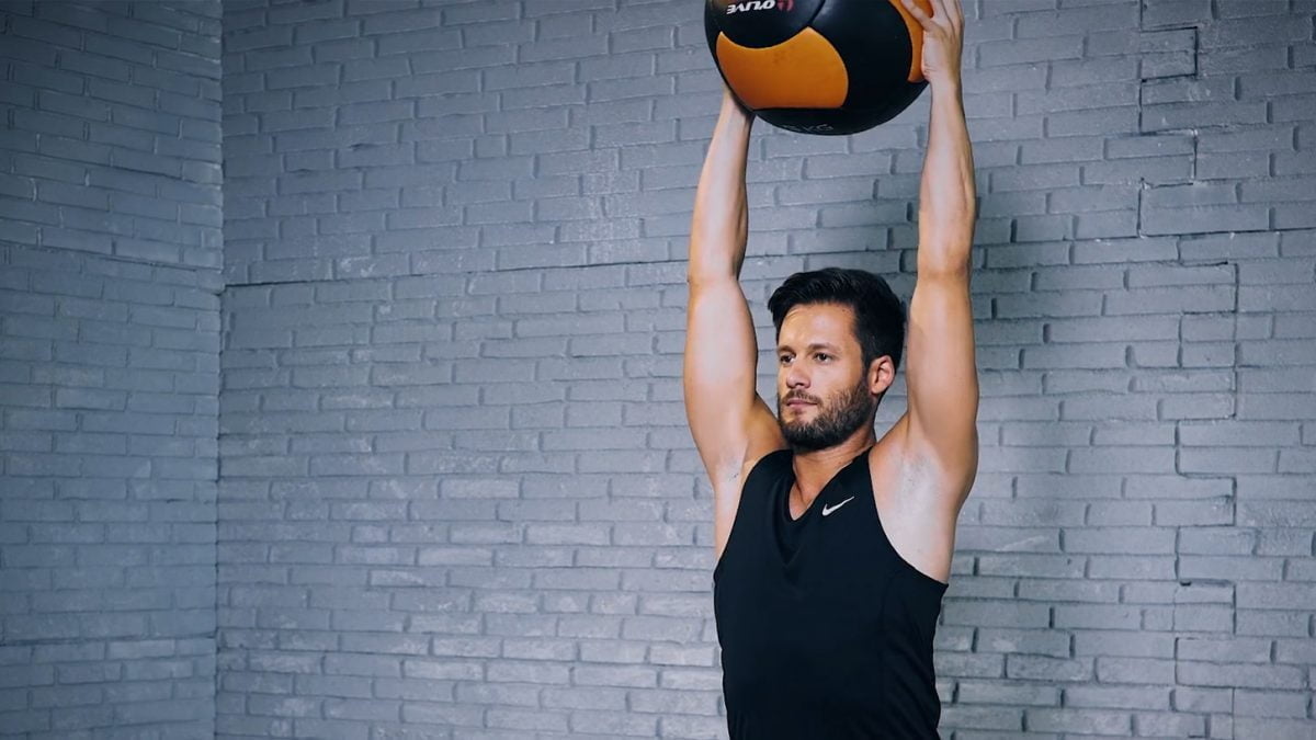Tutorial: Medicine Ball Squat to Overhead Press