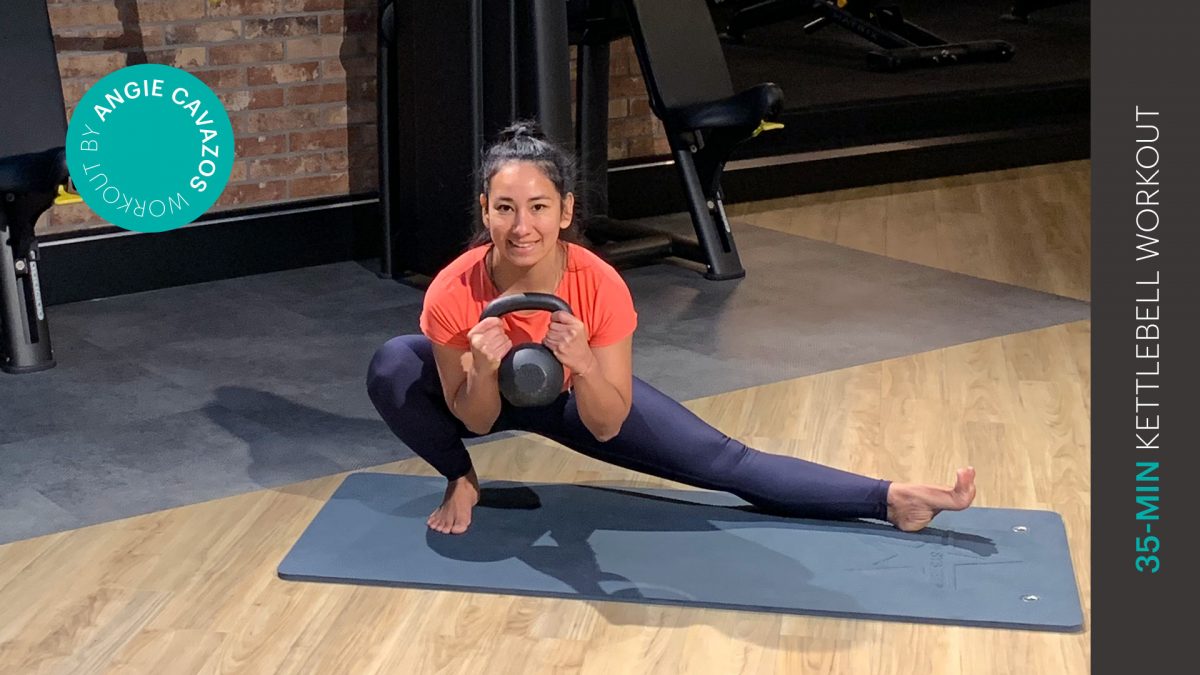 Kettlebell workout - Angie Cavazos