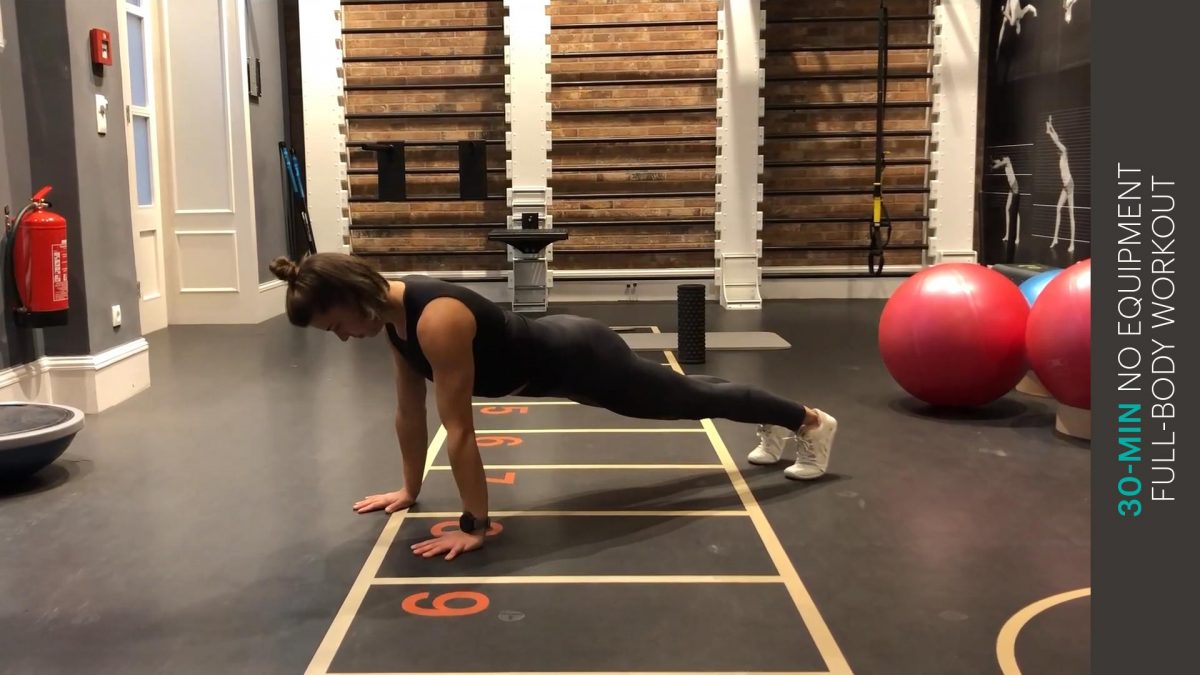 Full-body Workout ohne Equipment | no equipment full-body workout