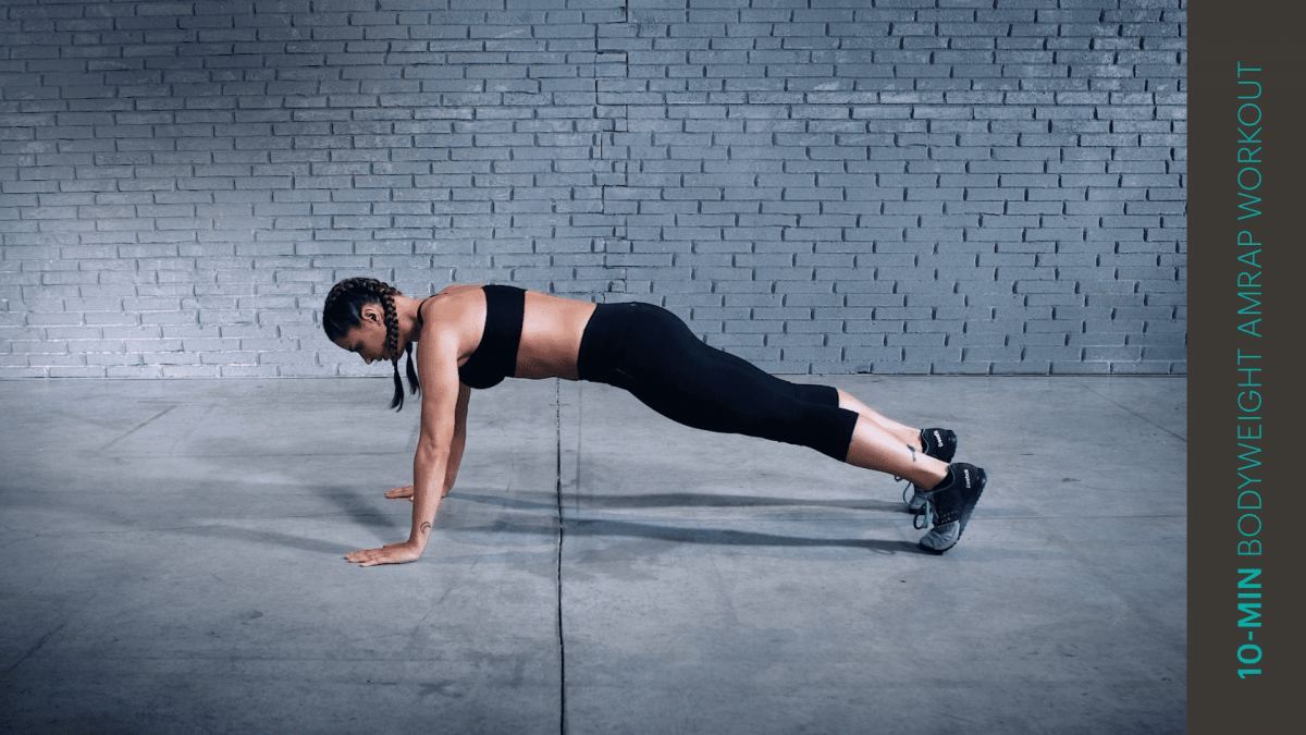 bodyweight AMRAP workout