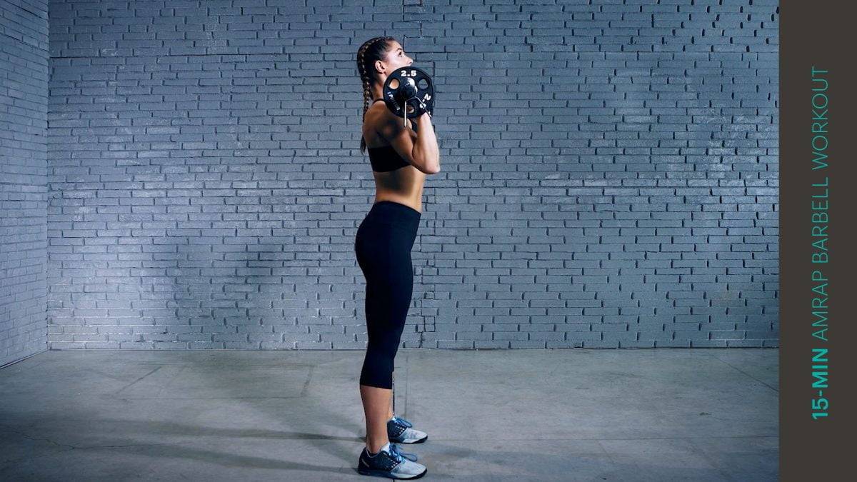 AMRAP barbell workout