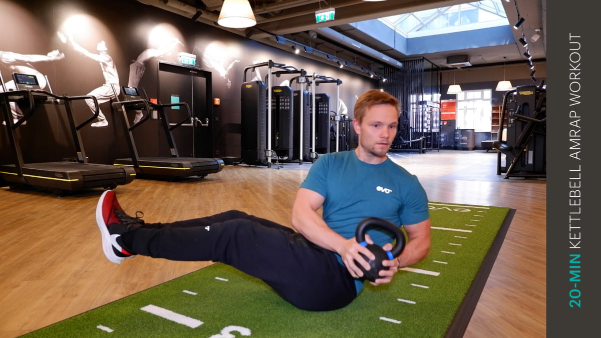 kettlebell AMRAP workout