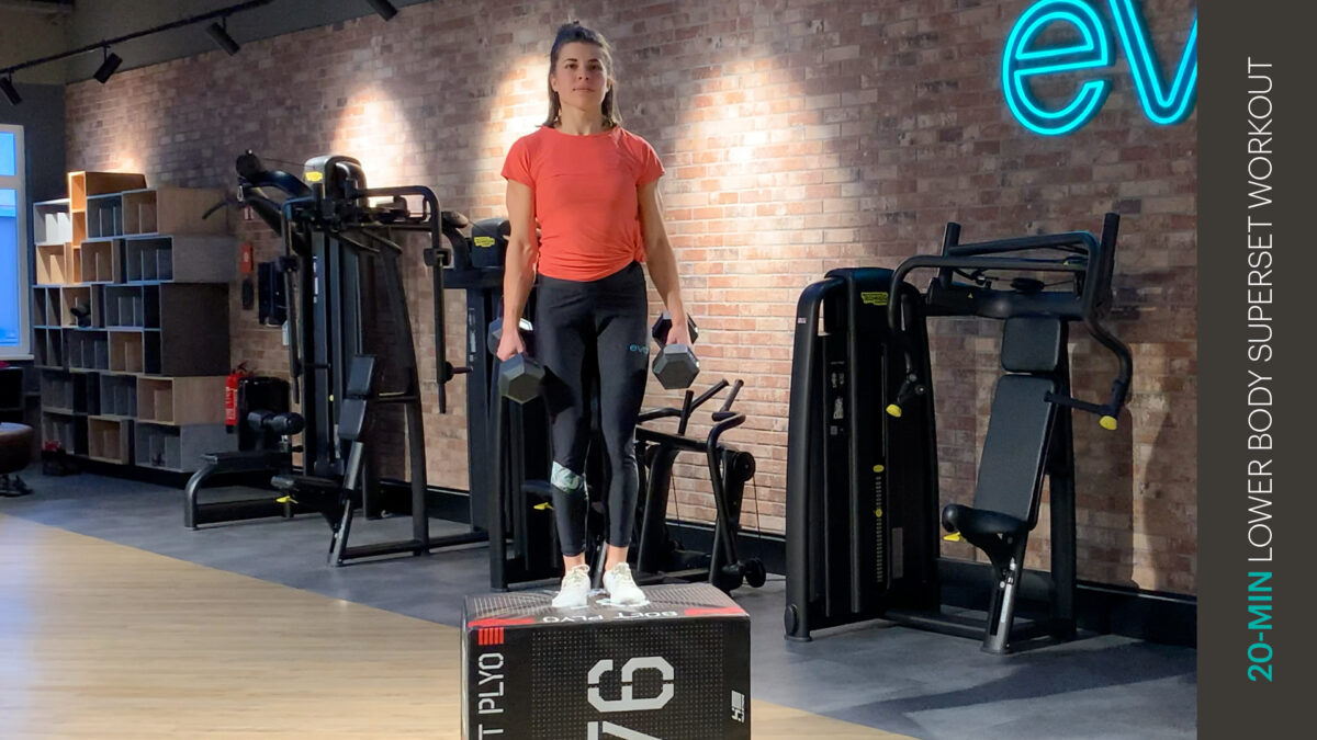 lower body superset workout | Unterkörper-Superset-Workout